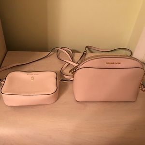 Holiday Sale! Beautiful New Michael Kors Soft Pink Crossbody and 2 Piece Bundle